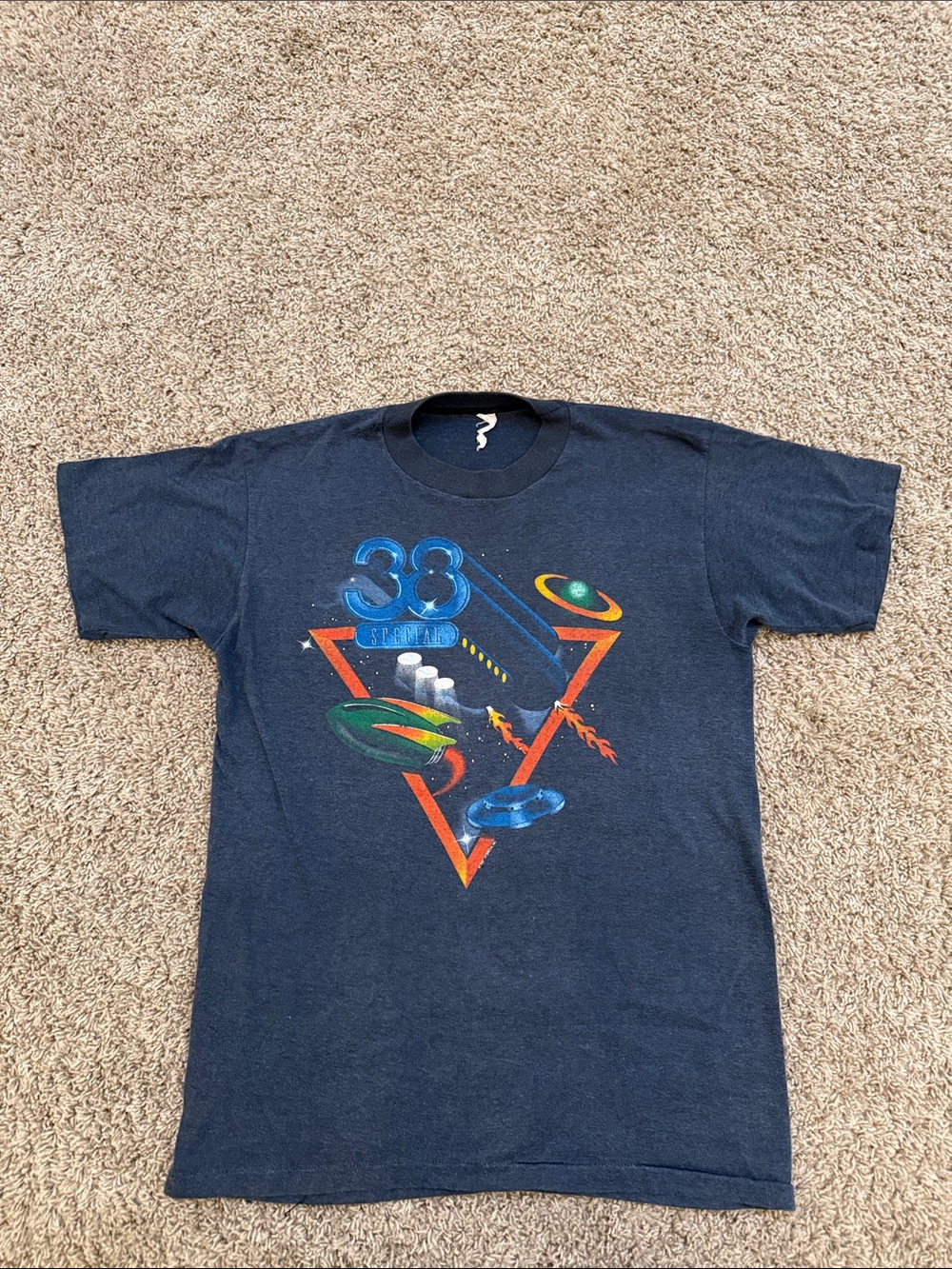 Vintage 1982 38 Special Band Tee Large Special Forces World Tour. single stitch